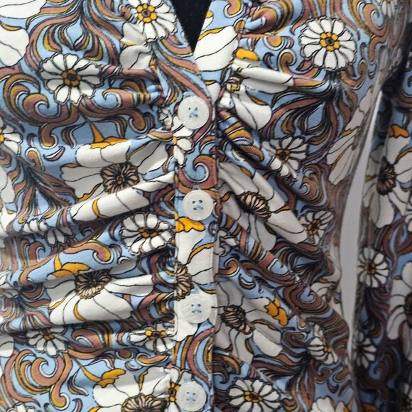 Maeve floral long sleeve topsize XS - Picture 3 of 12